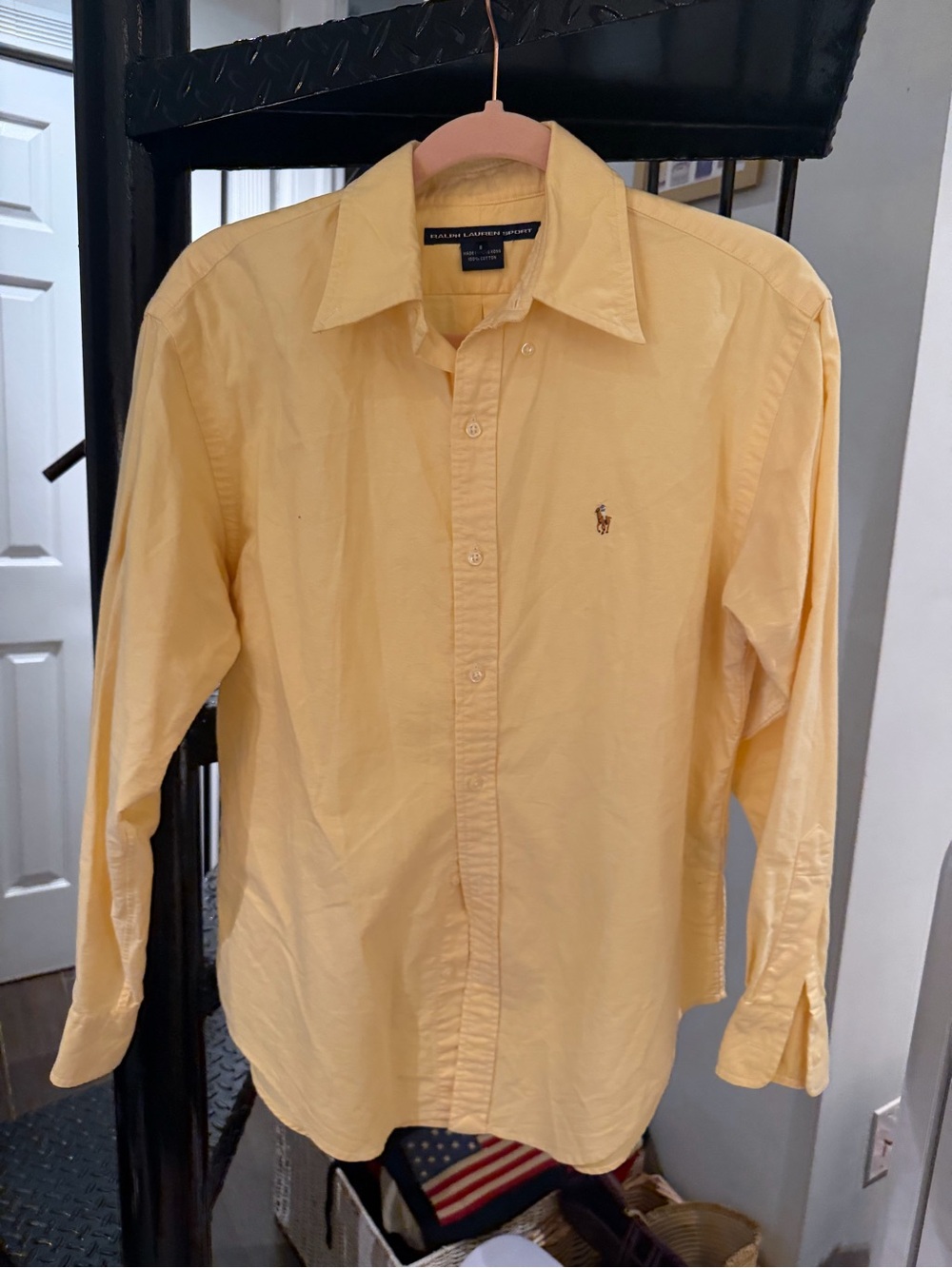 Ralph Lauren Yellow Button-Down Shirt